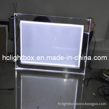 Hot Seller LED Slim Acrylic Crystal Light Box Acrylic Photo Frame